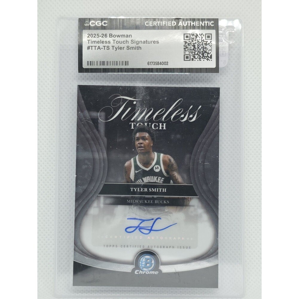 2025-26 Bowman - Timeless Touch Signatures Tyler Smith #TTA-TS (AU)
